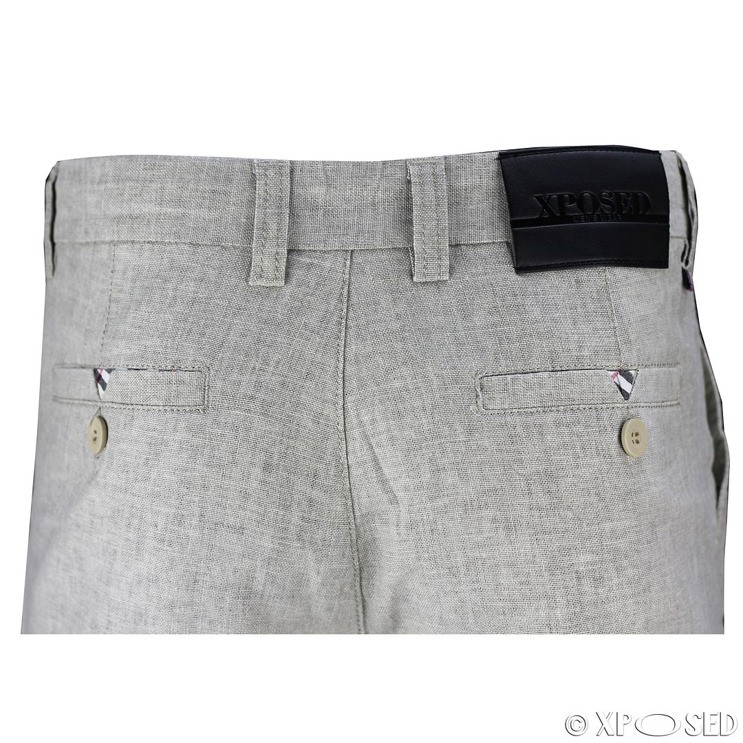 Accessibility links Beautifully cut mens linen trousers & shorts - a must-have for classic smart/casual holiday style.